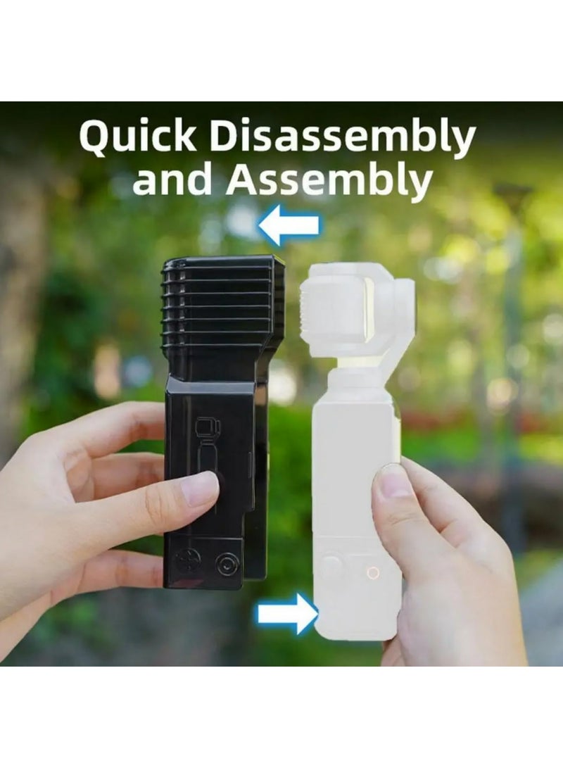 قطعة واحدة لحافظة عدسة Dji Osmo Pocket 3 من ABS مضادة للسقوط ومقاومة للخدش، واقية للعدسة والشاشة، إكسسوارات لمقبض الكاميرا ذات الجيمبال. - Image 4