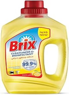 Brix منظف ومطهر منزلي بريكس برائحة الليمون - 730 مل 