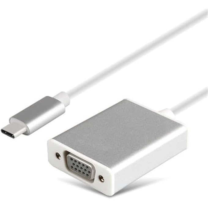 rayihni USB C TO VGA ADAPTER, THUNDERBOLT 3 TO VGA ADAPTER, TYPE C 3.1 PLUG TO VGA FEMALE ADAPTER, COMPATIBLE WITH MACBOOK PRO 2019/2020/2021, MACBOOK AIR, GALAXY - Image 3