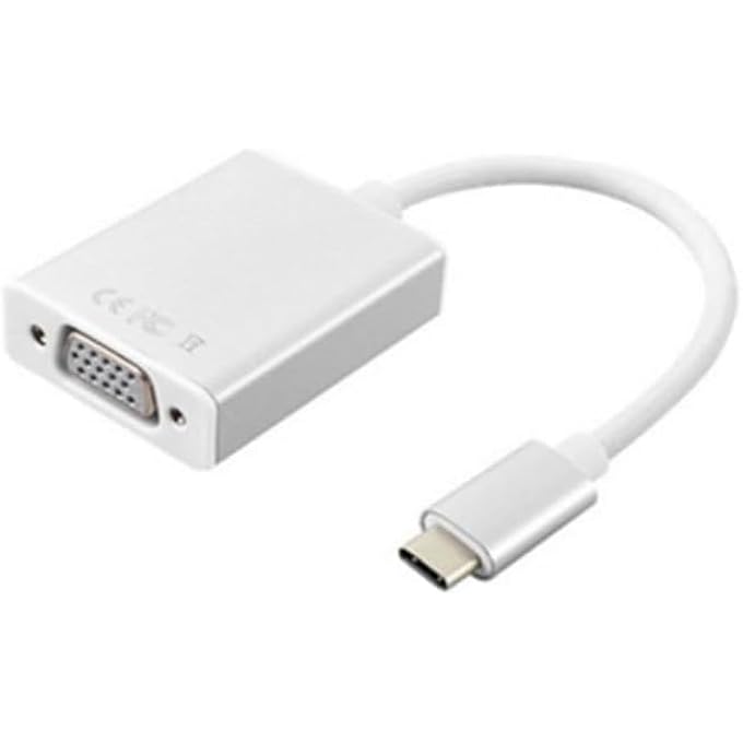 rayihni USB C TO VGA ADAPTER, THUNDERBOLT 3 TO VGA ADAPTER, TYPE C 3.1 PLUG TO VGA FEMALE ADAPTER, COMPATIBLE WITH MACBOOK PRO 2019/2020/2021, MACBOOK AIR, GALAXY - Image 2