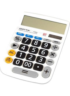 8 Digit Color Calculator F3047 White