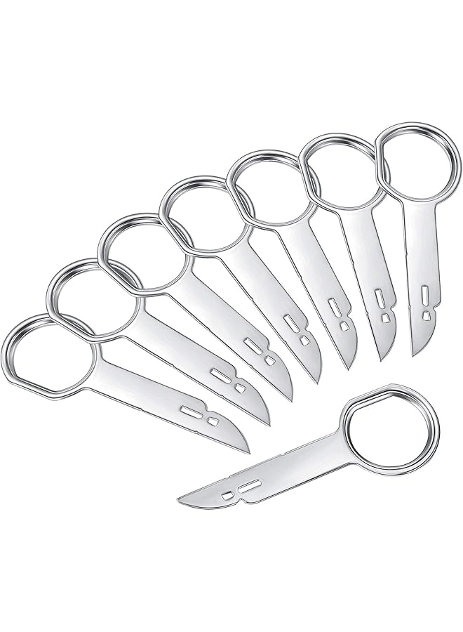 Excefore Car Radio Removal Tool Key, Radio Removal Tool Key Set With Easy Grip Handles, Car Cd Dvd Host Key Disassembly Tool For Ford, Mercedes And Audi (8Pcs) - Image 1