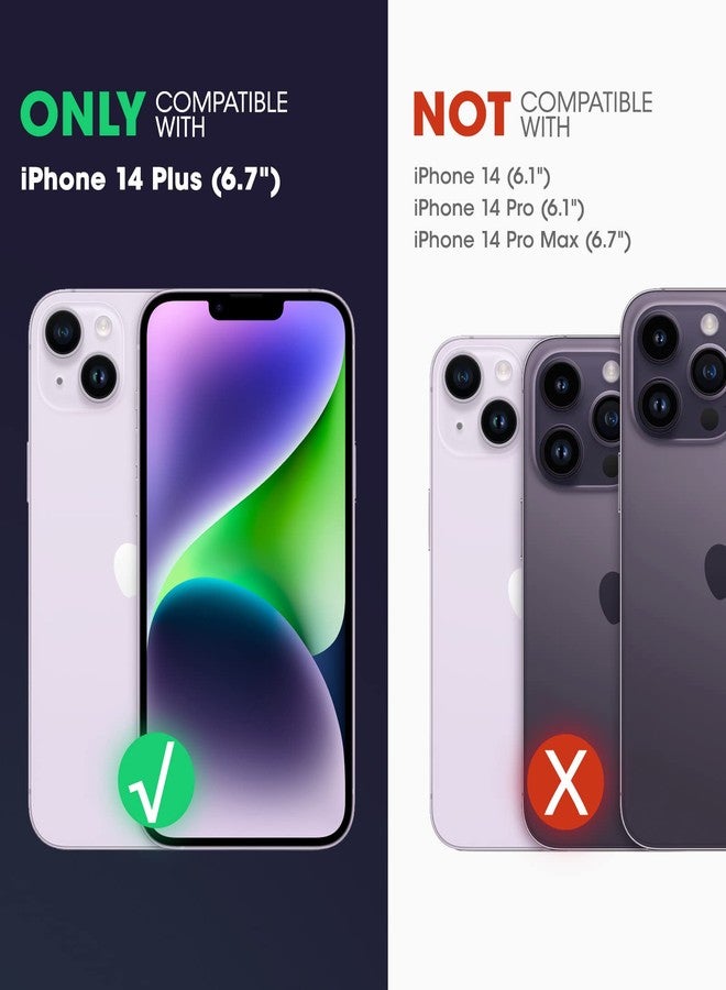 آي-بلاسون جراب i-Blason Infinity Series لهاتف iPhone 14 Plus مقاس 6.7 بوصة، جراب كامل للجسم مع مسند وحزام تثبيت، جراب متين شديد التحمل مع واقي شاشة مدمج (لون بنفسجي فاتح) - Image 2