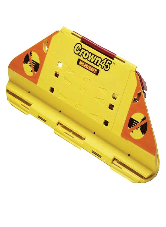 Milescraft 1405 Crown45 - Crown Molding Miter Saw Jig Tool - 3 Angle Settings for Common Molding Angles 38°, 45° and 52° - For use with 2" to 5-1/2" (51mm - 140mm) Crown Molding - Image 2