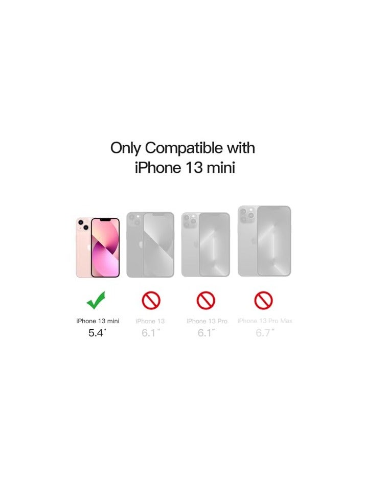 JETech Matte Case for iPhone 13 Mini 5.4-Inch, Shockproof Military Grade Drop Protection, Frosted Translucent Back Phone Cover, Anti-Fingerprint (Chalk Pink) - Image 2