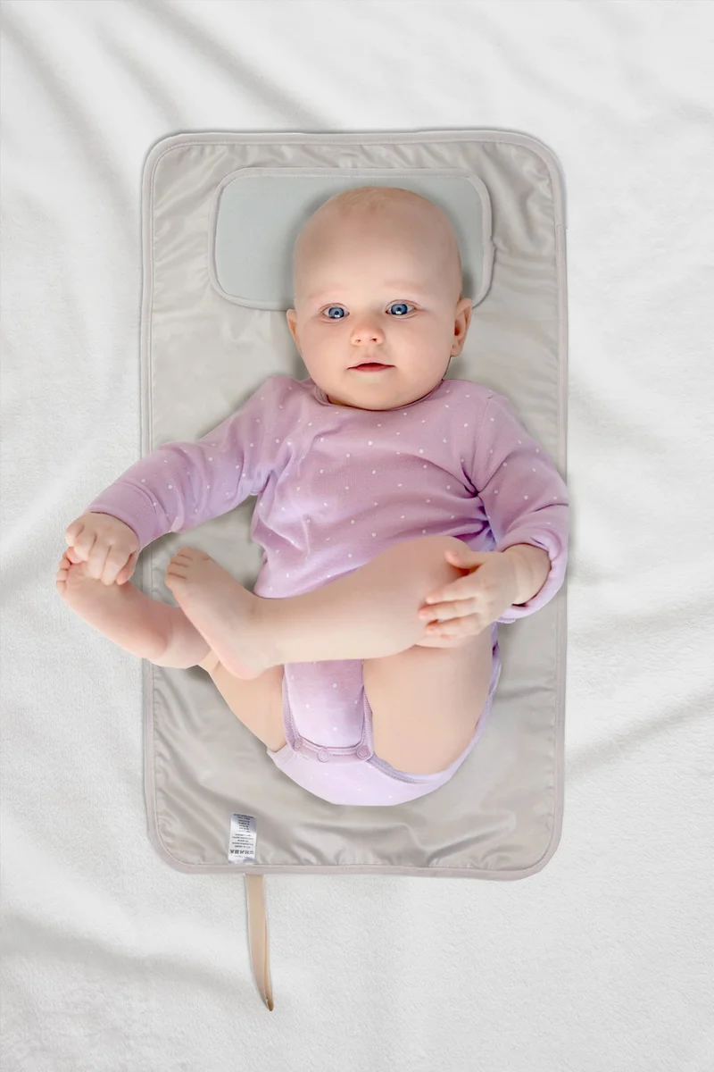 هامور Dough Mother Baby Care Newborn Changing Pad Cushion Cover Solid Gray