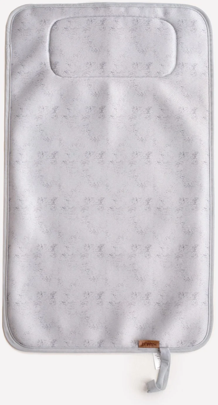 هامور Dough Mother Baby Care Newborn Changing Pad Cushion Cover Solid Gray