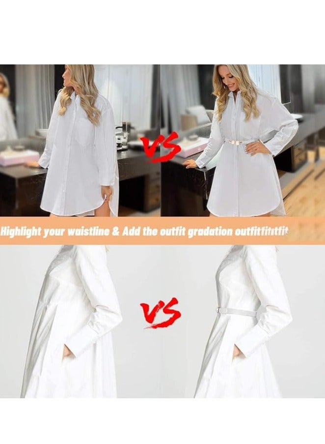 أوزيغالور 3 حزمة أربطة الخصر الشريحة الرقيقة للنساء، أربطة الفساتين الممتدة باللؤلؤ المغلف، أربطة موضة - Image 5