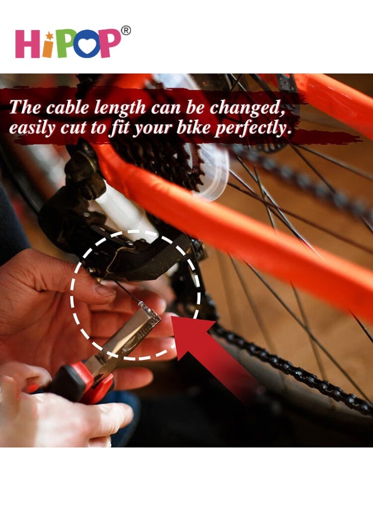 HIPOP 2PCS Front and Rear Brake Cable for Mountain Bike Road Bike Replacement Accessories - Image 4