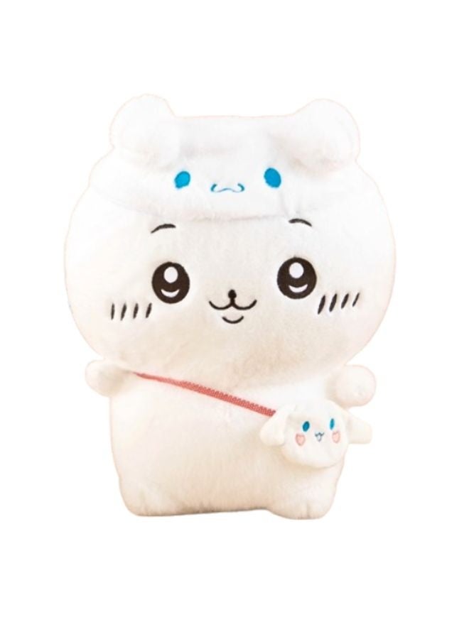 Chiikawa Plush Doll With Cinnamoroll Mini Shoulder Bag - Soft Stuffed Toy for Kids & Collectors - Image 1