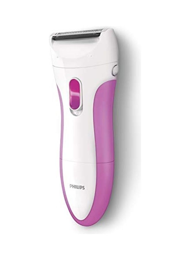 Philips Wet & Dry Lady Shaver HP6341 Pink/White - Image 2