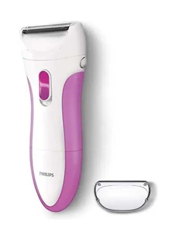 Philips Wet & Dry Lady Shaver HP6341 Pink/White - Image 1