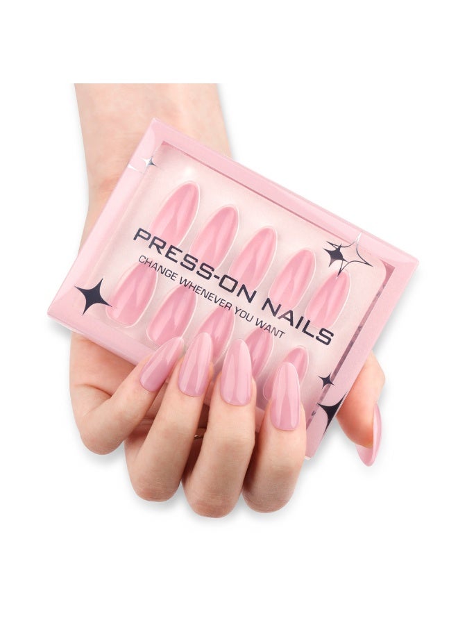 Remy Belle 30 قطعة أظافر لاصقة تشمل الغراء، مبرد أظافر، دافع جلد الأظافر - Image 1