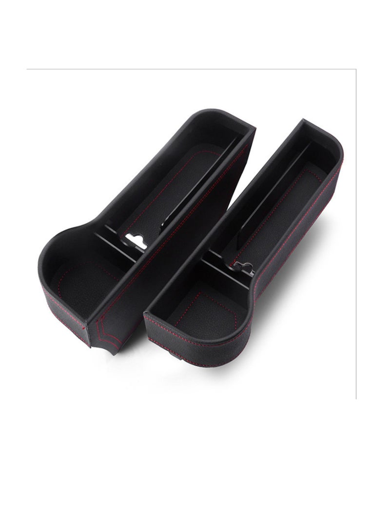 SYOSI Car Storage Pockets Car Seat Gap Organizer Car Seat Organizer Front Seat Gap Filler Console Pocket Organizer Console Pocket Organizer - Image 1