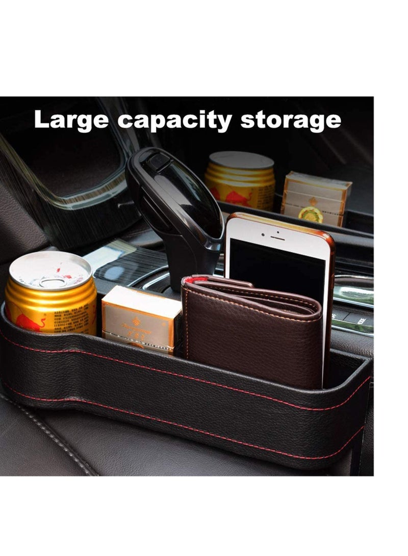 SYOSI Car Storage Pockets Car Seat Gap Organizer Car Seat Organizer Front Seat Gap Filler Console Pocket Organizer Console Pocket Organizer - Image 3