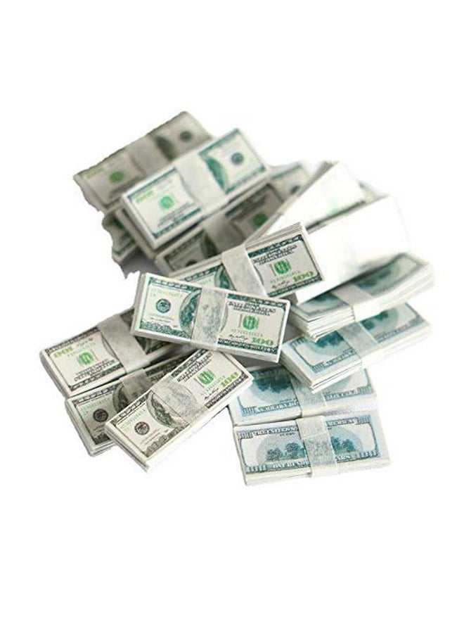 SXFSE - 1:12 Dollhouse Miniature Scene Model Mini 150 Pieces Dollar Bills Set (Multicolored) - Image 1