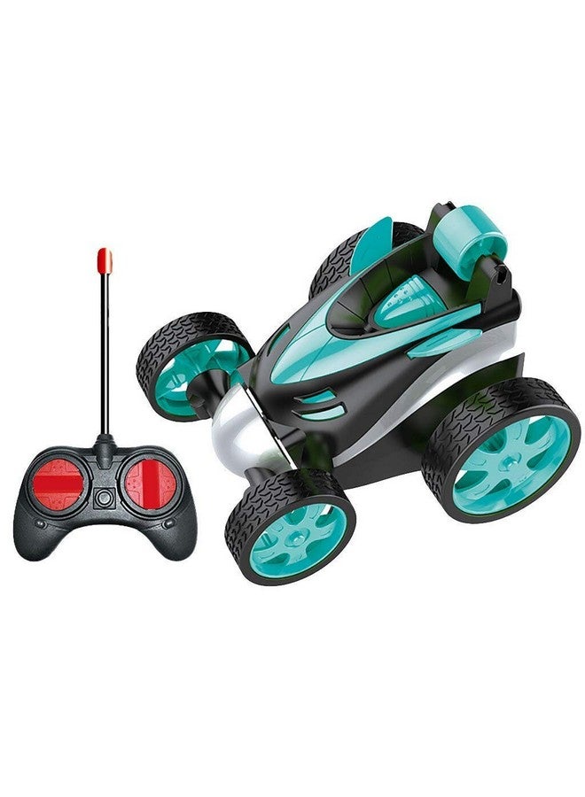VGRASSP Mini Stunt Remote Control Rechargeable Car Toy for Kids - 360 Degree Spinning (Blue) - Image 1