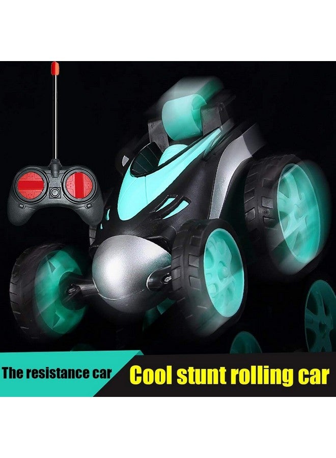 VGRASSP Mini Stunt Remote Control Rechargeable Car Toy for Kids - 360 Degree Spinning (Blue) - Image 4