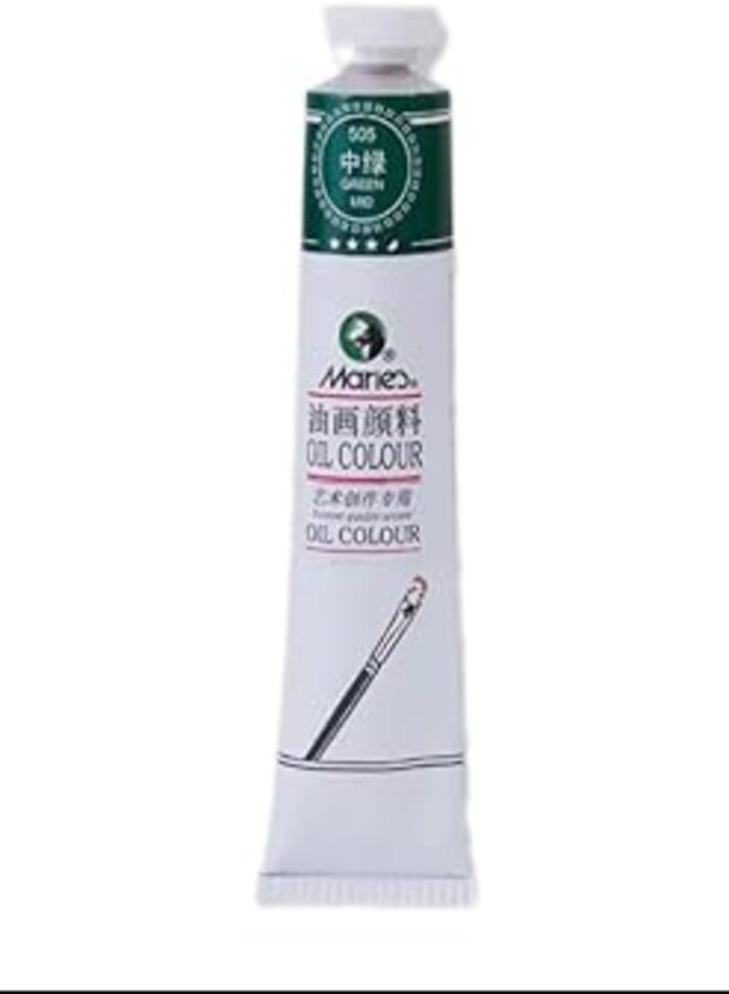 Maries Oil Colour Tube 50 ml, 505 Green Mid