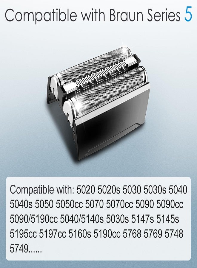 Pinkind 52B Replacement Shaver Head for Braun Series 5,Shaving Razor Head Suitable for Braun S5 5020, 5020s, 5030s, 5040, 5040s, 5050, 5050cc, 5070, 5070cc,5090cc, 5140s, 5145s, 5147s-Not for S5 53B - Image 2