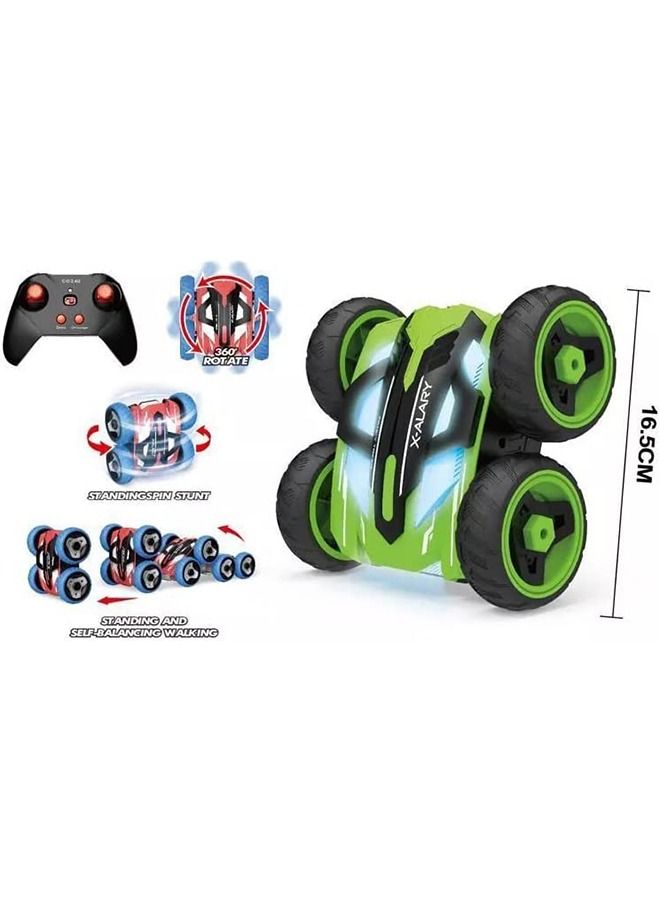 بيبي Baybee 1:20 مزدوجة الجانب قابلة لإعادة الشحن سيارة التحكم عن بعد للأطفال حيلة RC سيارات مع 2.4G عن بعد 360 دوران سباق السيارات حيلة سيارة أطفال سيارة التحكم عن بعد ألعاب سيارة للأطفال 3 + سنوات فتاة - Image 2