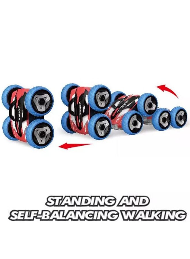 بيبي Baybee 1:20 مزدوجة الجانب قابلة لإعادة الشحن سيارة التحكم عن بعد للأطفال حيلة RC سيارات مع 2.4G عن بعد 360 دوران سباق السيارات حيلة سيارة أطفال سيارة التحكم عن بعد ألعاب سيارة للأطفال 3 + سنوات فتاة - Image 3