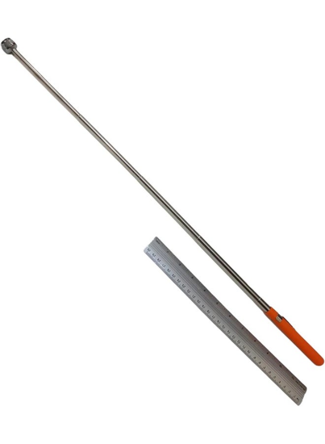 Telescopic pole with magnetic head for picking up metal materials - Image 2