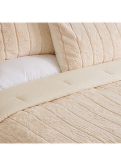 Cottage Carved faux fur double comforter set 150*220 cm + 50*75 cm  - Image 3