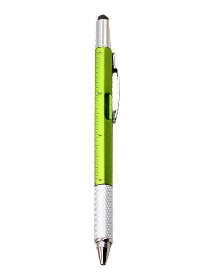 NIBEMINENT 6-In-1 Multifunction Ballpoint Pen Green/Silver