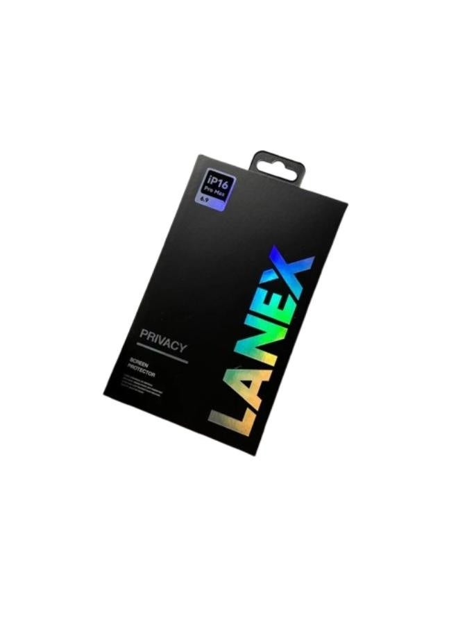 لانيكس واقي شاشة لانكس للخصوصية لهاتف آيفون ١٦ برو ماكس، ٦.٩ بوصة - Image 4