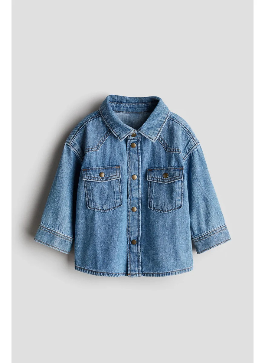 اتش اند ام Cotton Denim Shirt