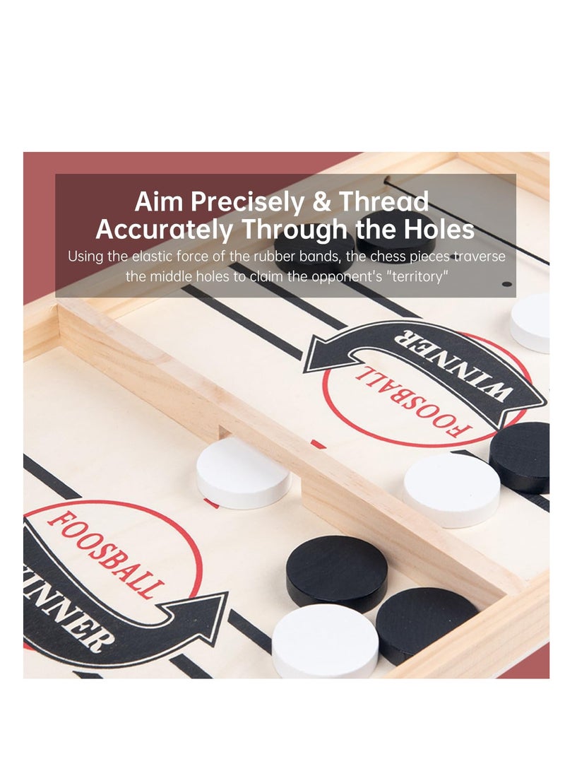 ECVV لعبة ECVV Fast Sling Puck للاعبين اثنين - تعزز تنسيق اليد والعين لدى الأطفال من خلال معركة مثيرة - لعبة طاولة تفاعلية مثالية للعائلة - Image 4