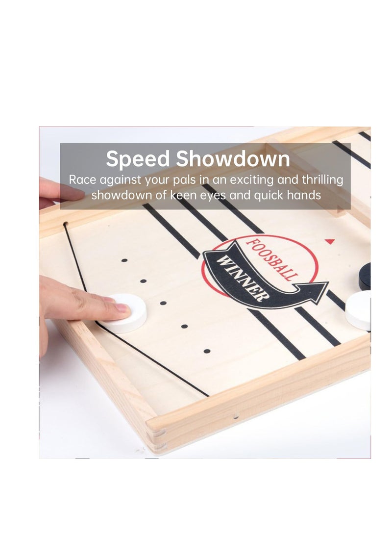 ECVV لعبة ECVV Fast Sling Puck للاعبين اثنين - تعزز تنسيق اليد والعين لدى الأطفال من خلال معركة مثيرة - لعبة طاولة تفاعلية مثالية للعائلة - Image 5