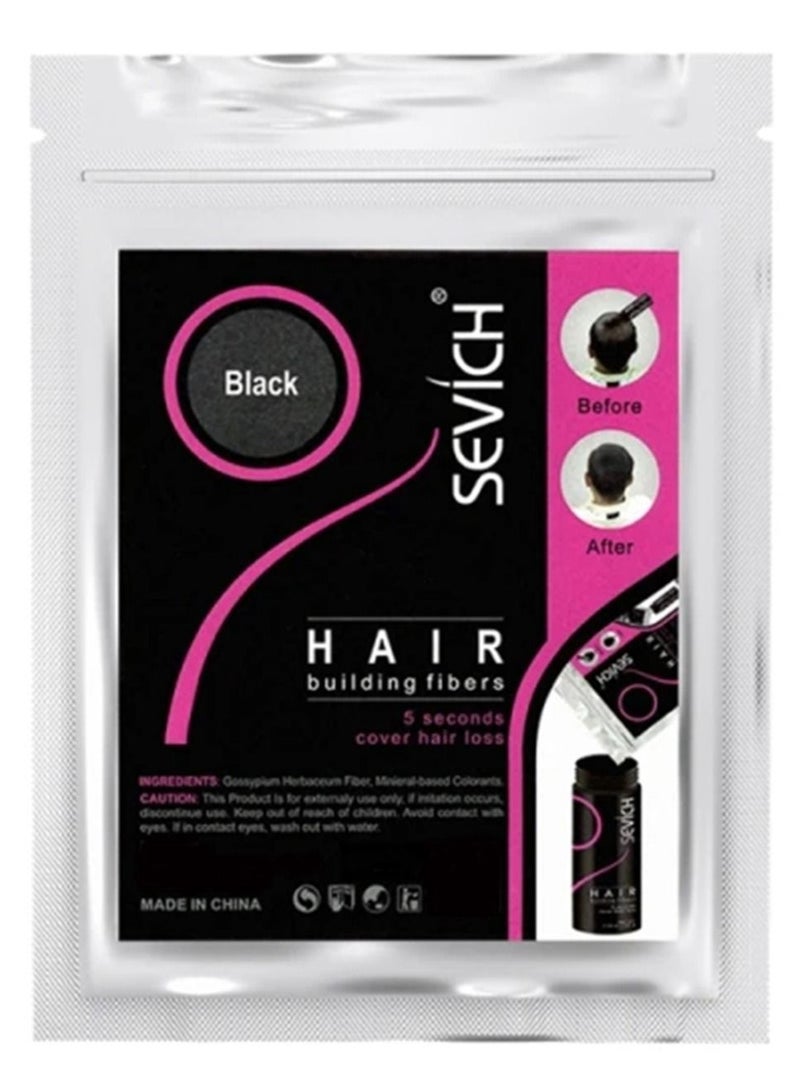 Sevich Hair Fibers Keratin Hairs Building Fiber Powder Instant Growth Refill - Image 1
