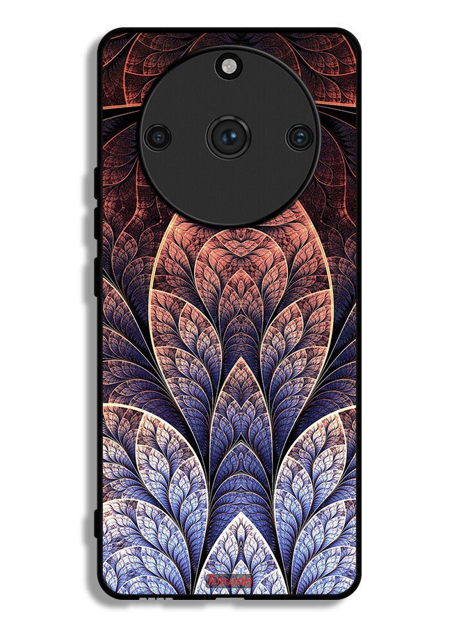Tolwak Realme 11 Pro Protective Case Cover Floral Fractal Abstract - Image 1