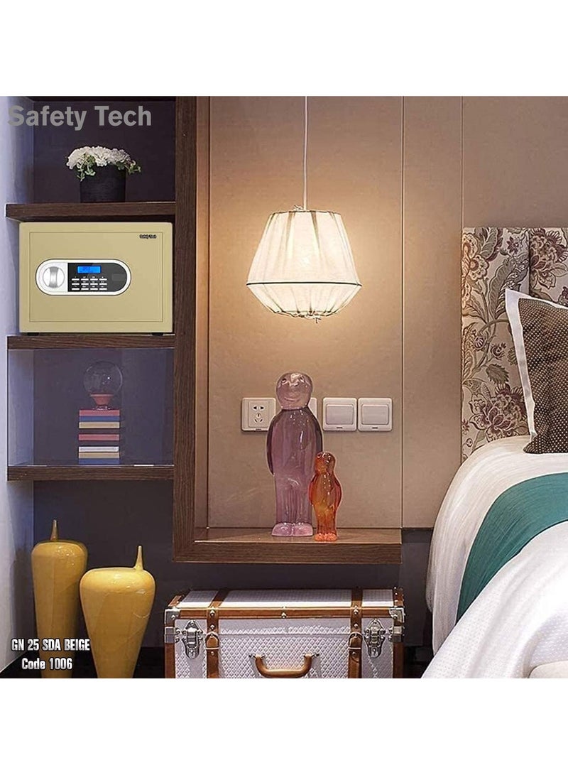 Safety Tech Electronic Safe by Global Brand Safety Tech GN25 SDA Beige - Image 5