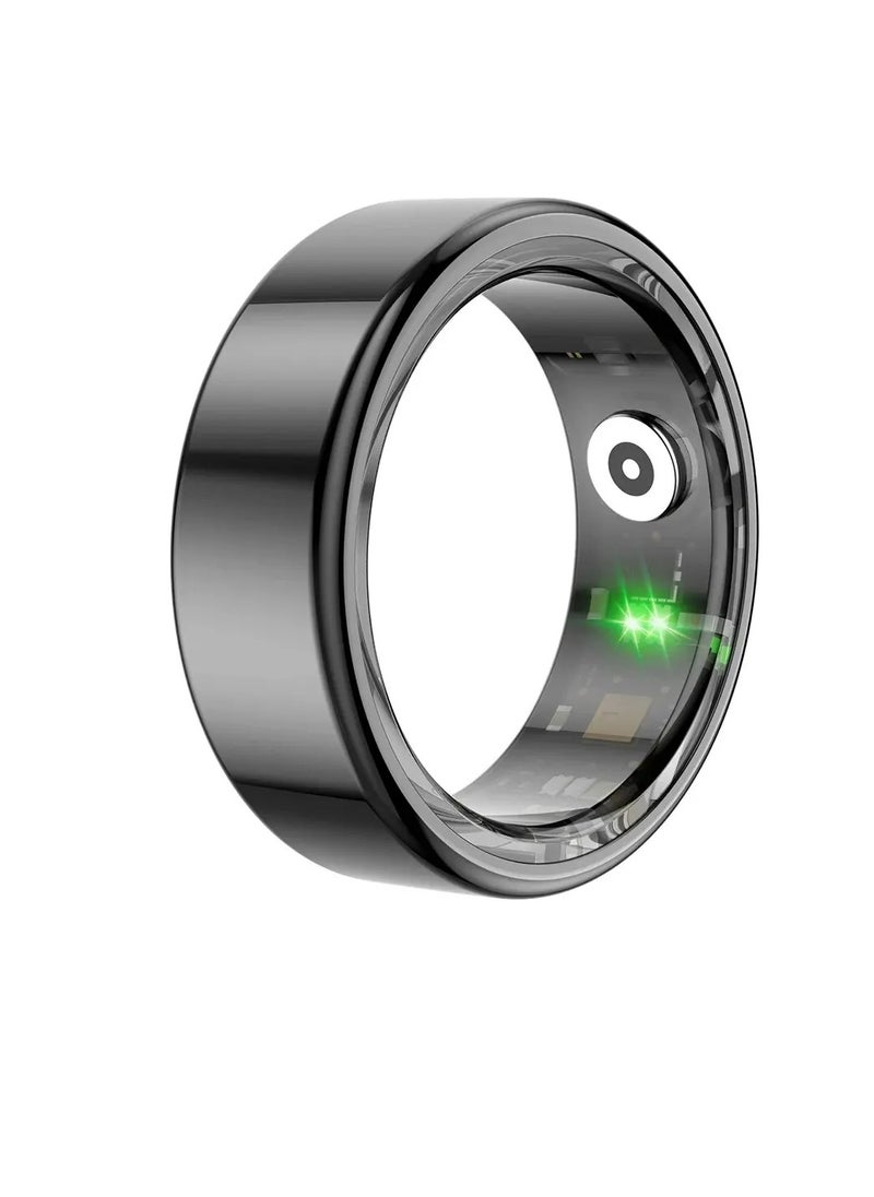ColMi Smart Ring, Waterproof Wearable Fitness Tracker Ring, Long Battery Life Sleep Tracker Health Ring, Comfortable Bluetooth Smart Ring With Multiple Sports Modes For Men And Women, (Size 11, Black)  - Image 1