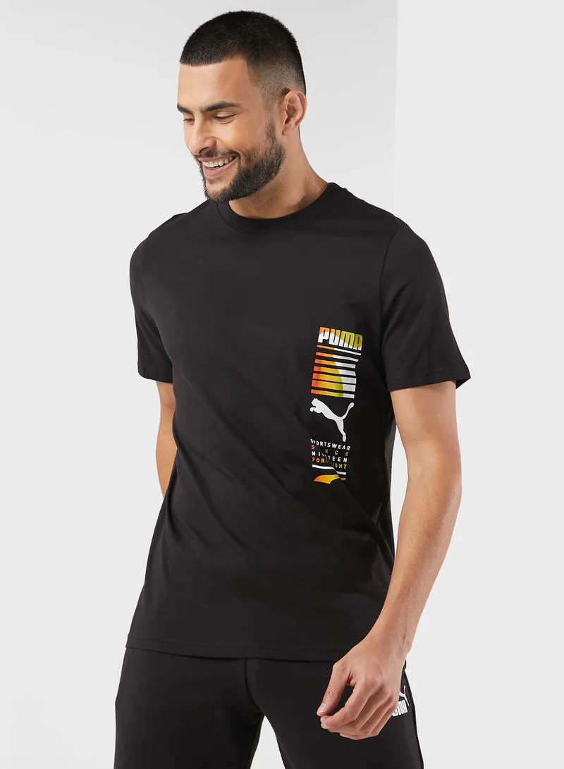 PUMA Graphic Multicolor T-Shirt
