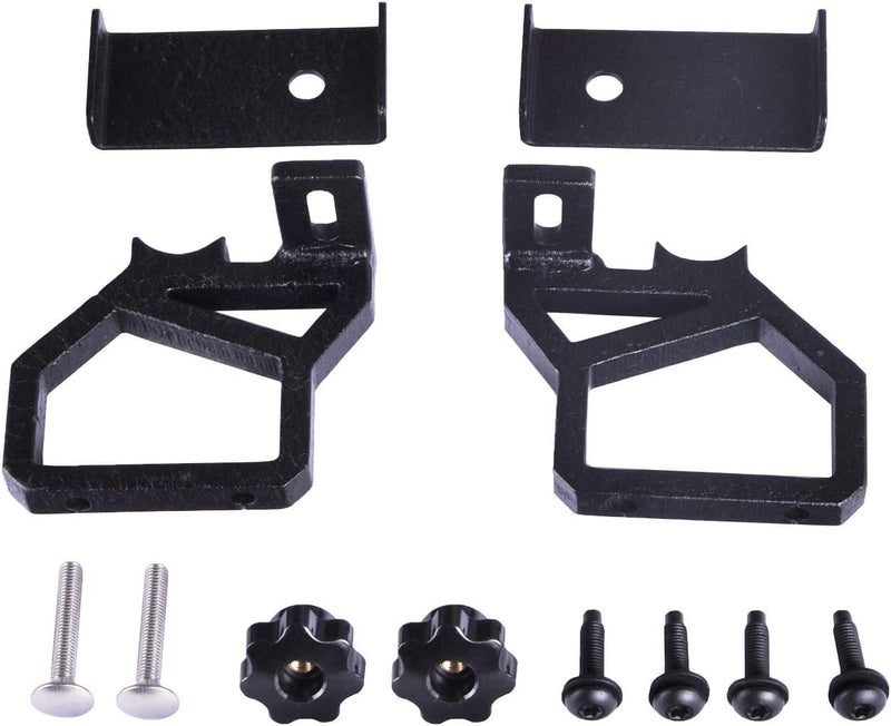 ZAMLIE High Lift Jack Hood Mounts Brackets Fit for Wrangler JK 2007-2018, Off-Road Jack Mounting Bracket Hi-Lift Jack Mount - Image 2