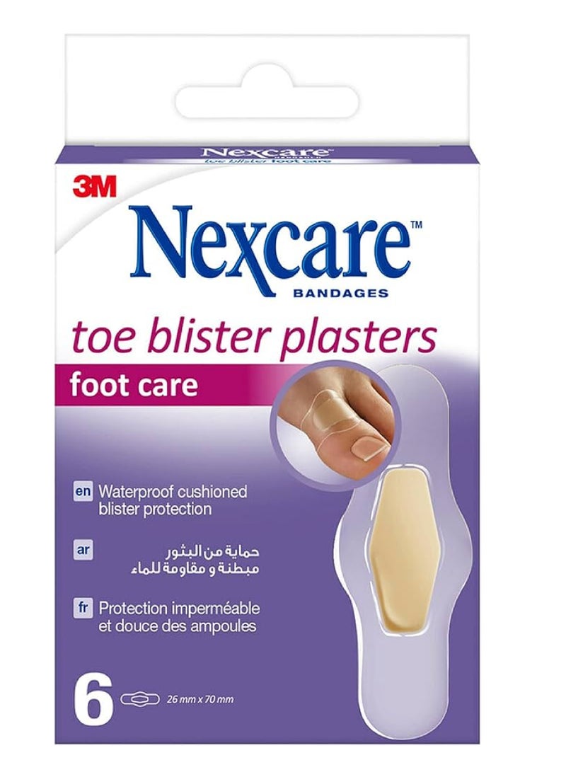 3M Nexcare Toe Blister Plaster (Foot Care) 6'S
