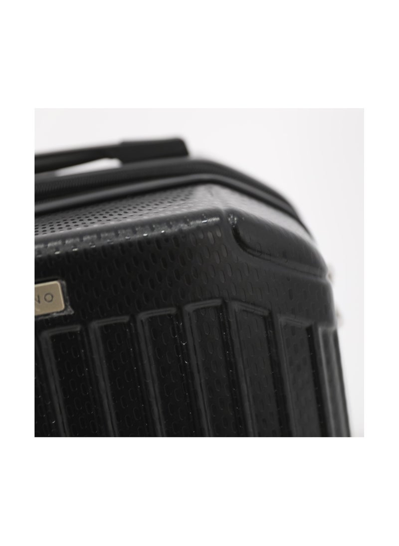 GIORDANO - Hardshell Luggage Spinner Trolley Bag 3 Pieces Set,Black (S-20",M-24",L-28") - Image 1