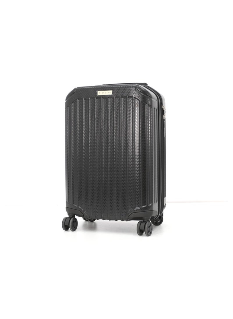 GIORDANO - Hardshell Luggage Spinner Trolley Bag 3 Pieces Set,Black (S-20",M-24",L-28") - Image 1