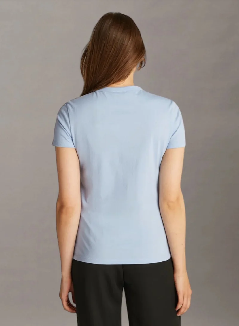 CALVIN KLEIN Slim Embroidered Graphic T-Shirt
