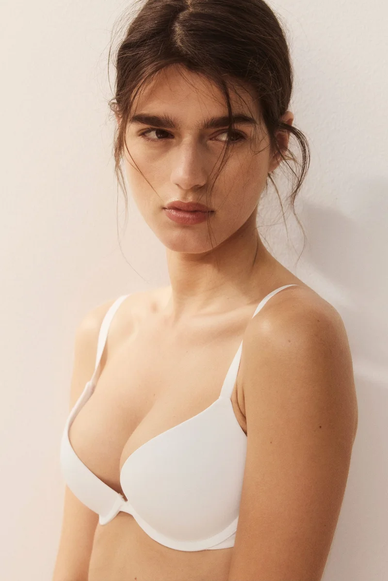 H&M Microfibre super push-up bra