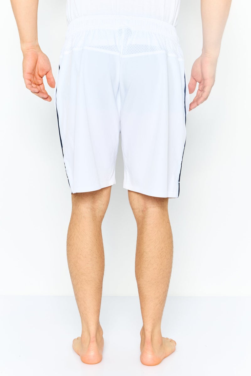 Ellesse شورتات سباحة للرجال بشعار العلامة التجارية، أبيض - Image 2