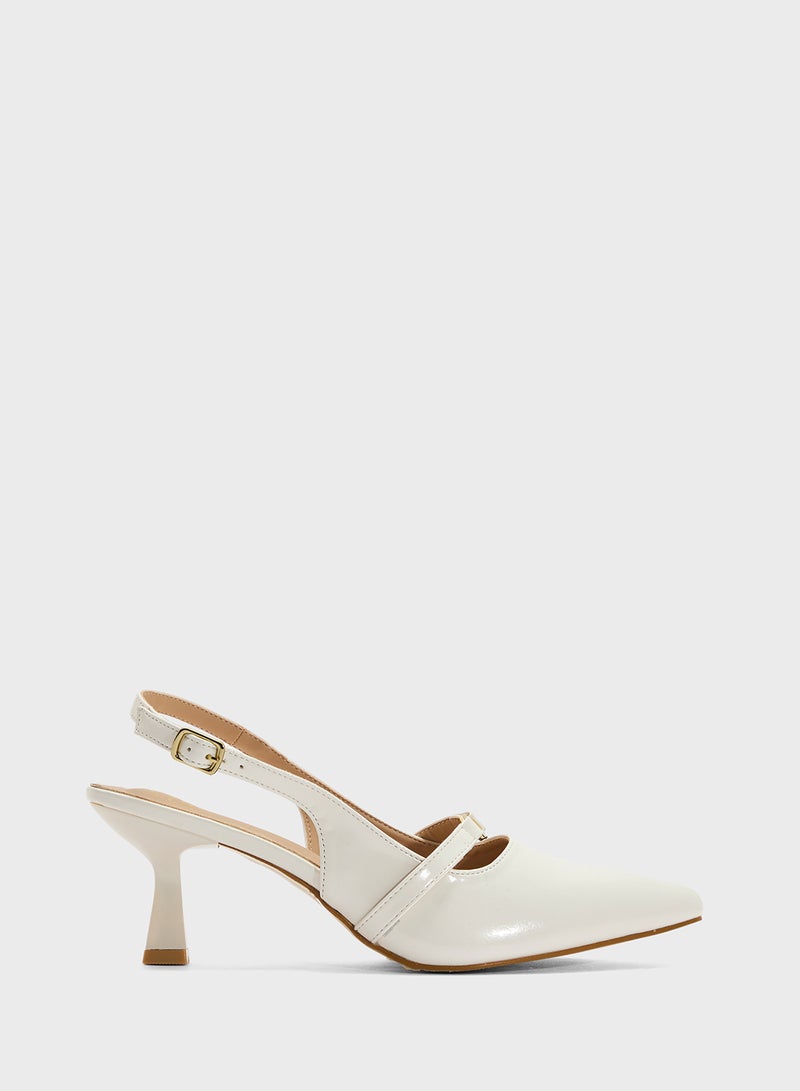 ELLA Sling Back Heeled Pump  - Image 1