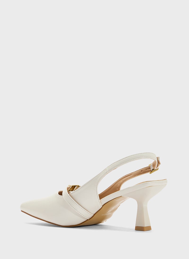 ELLA Sling Back Heeled Pump  - Image 3
