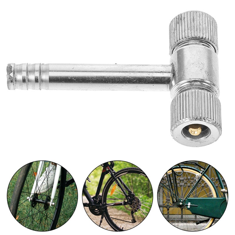 Portable Tire Inflator Chuck Quick Connect Tool for Motorcycle Efficient Repair and Inflation - Image 3