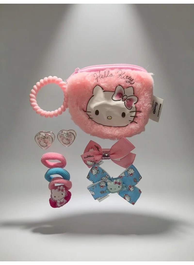 هالو كيتي مجموعة إكسسوارات شعر هيلو كيتي