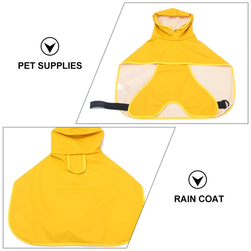 1Pc Dog Raincoat Pet Raincoat Pet Rain Coat Leather Raincoat - Image 5